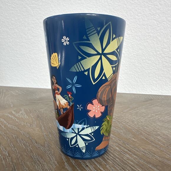 Disney Store Moana Fish Hook Handle Tall Ceramic Coffee Tea Mug Maui 14 oz Blue - Picture 2 of 6